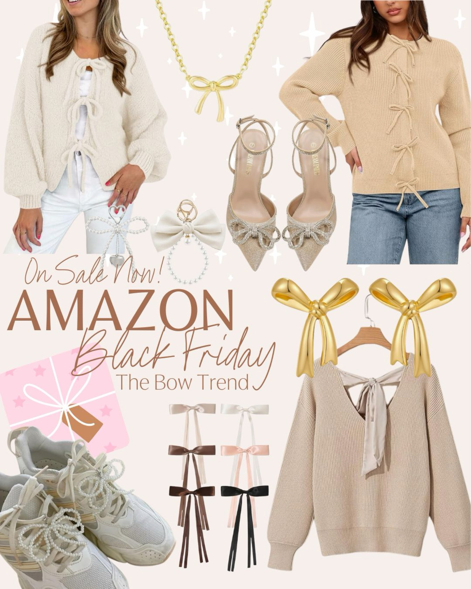 Trend Alert: Bows 🎀 all on sale, Amazon Black Friday Deals! Plus all of these would make such a cute gift or stocking stuffer 🎁

Black Friday deals, Amazon Black Friday deals, Amazon Black Friday sale, Black Friday sale, bow trend, bows, Amazon bows, gift ideas, Madison Payne 

#LTKSaleAlert #LTKStyleTip #LTKSeasonal