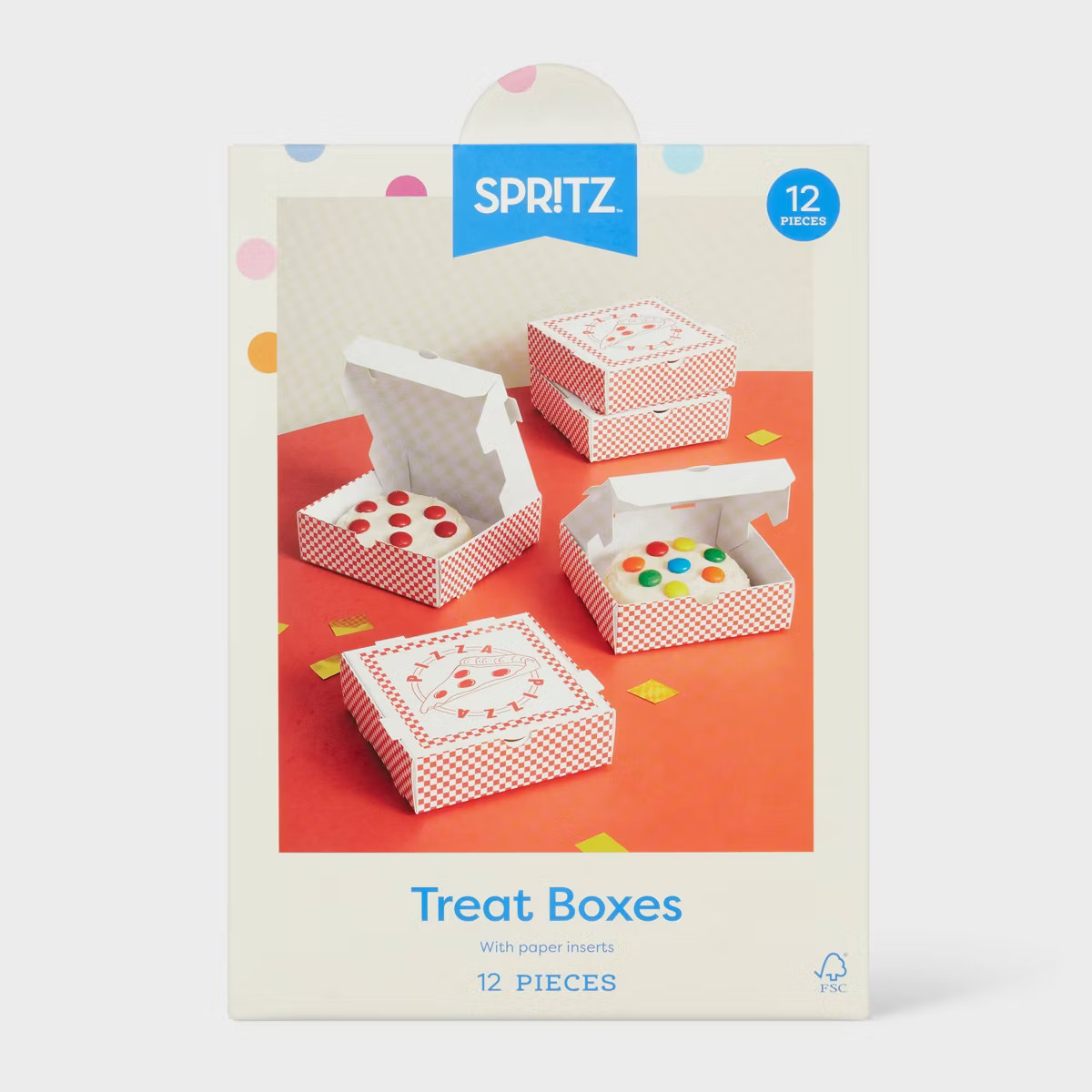 Pizza Box Shaped Treat Box 6ct - Spritz™ | Target