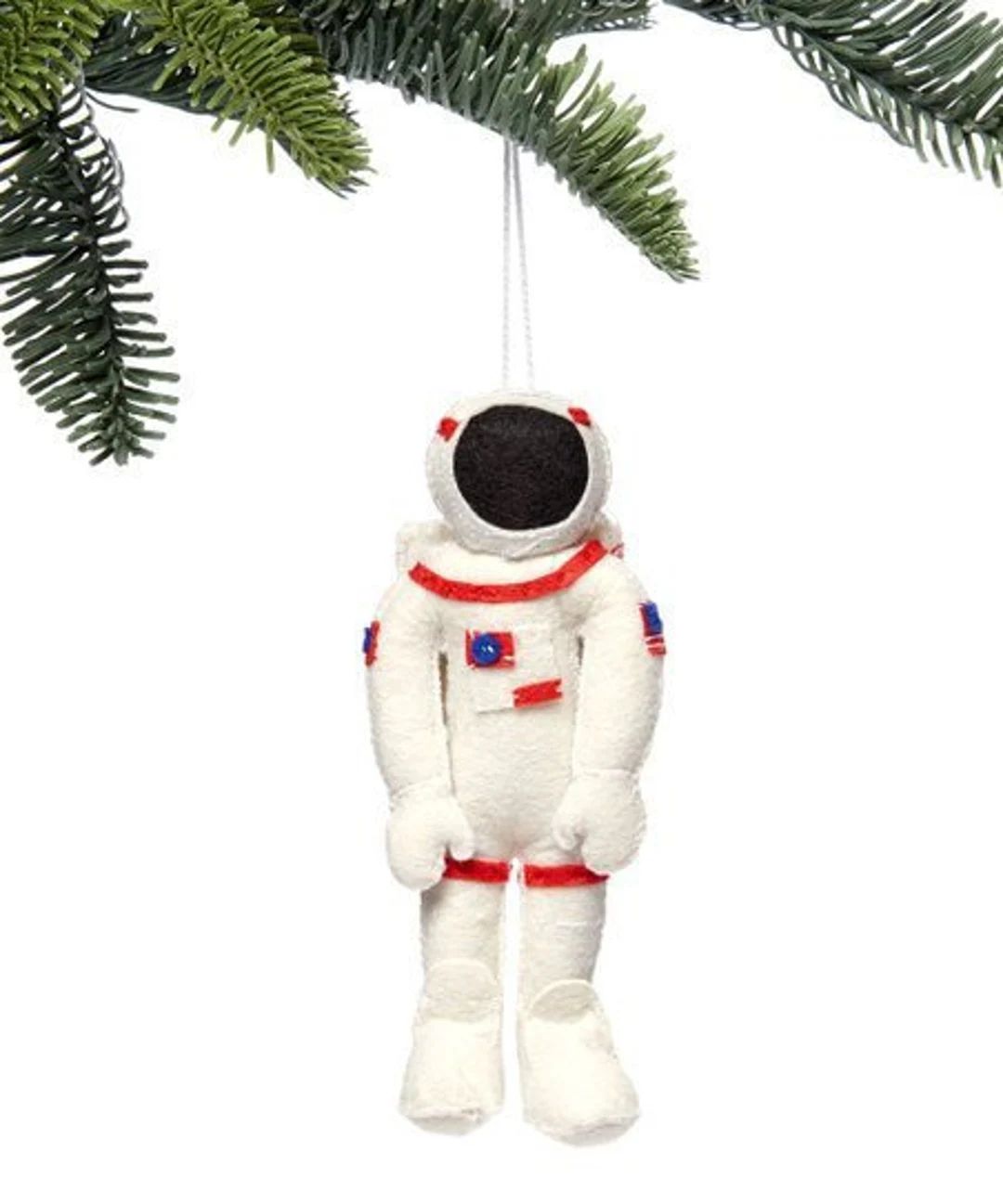 Felt Ornament Astronaut Felt Christmas Ornament - Etsy | Etsy (US)