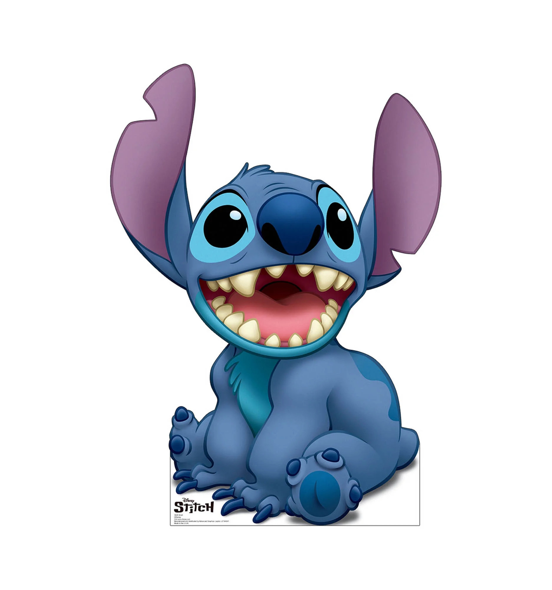 Cardboard People Stitch Cardboard Cutout Standup - Disneys Stitch | Walmart (US)