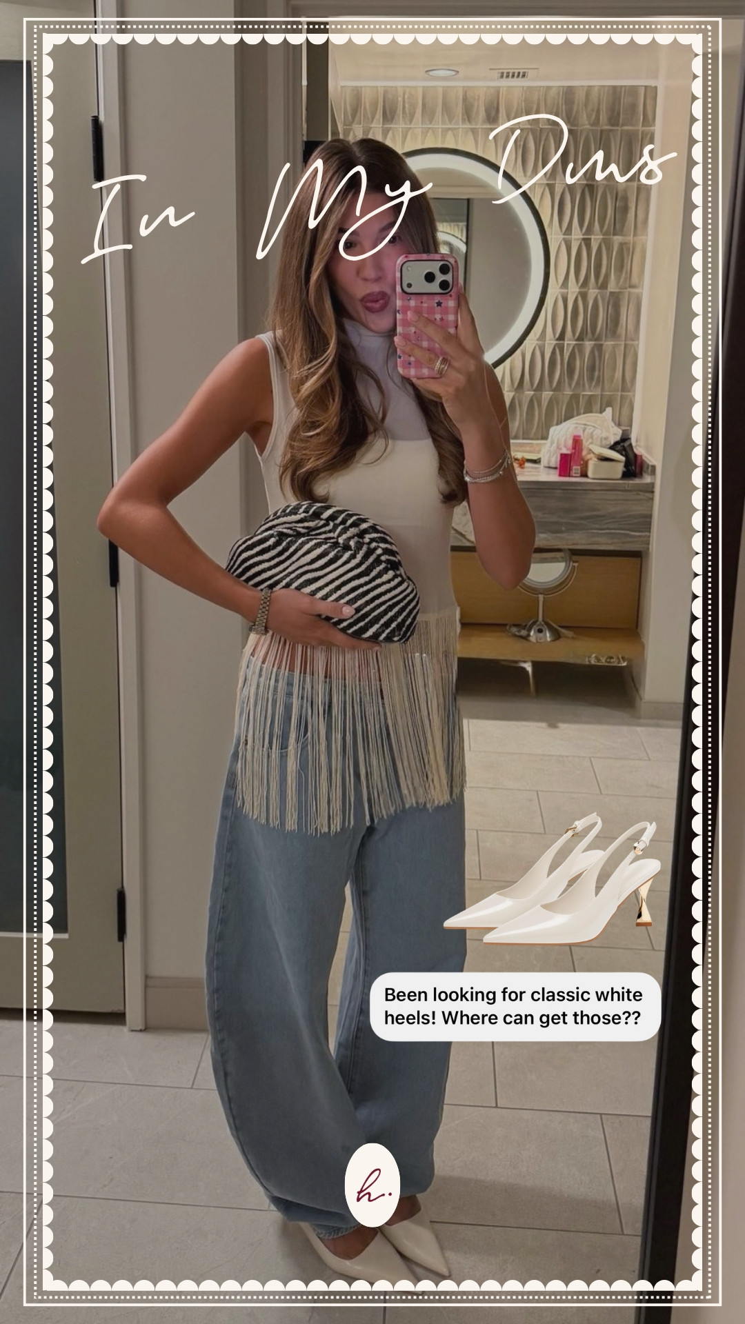 In My DMs - Classy white heels 

 #LTKgrwm #LTKootd #LTKmomlife