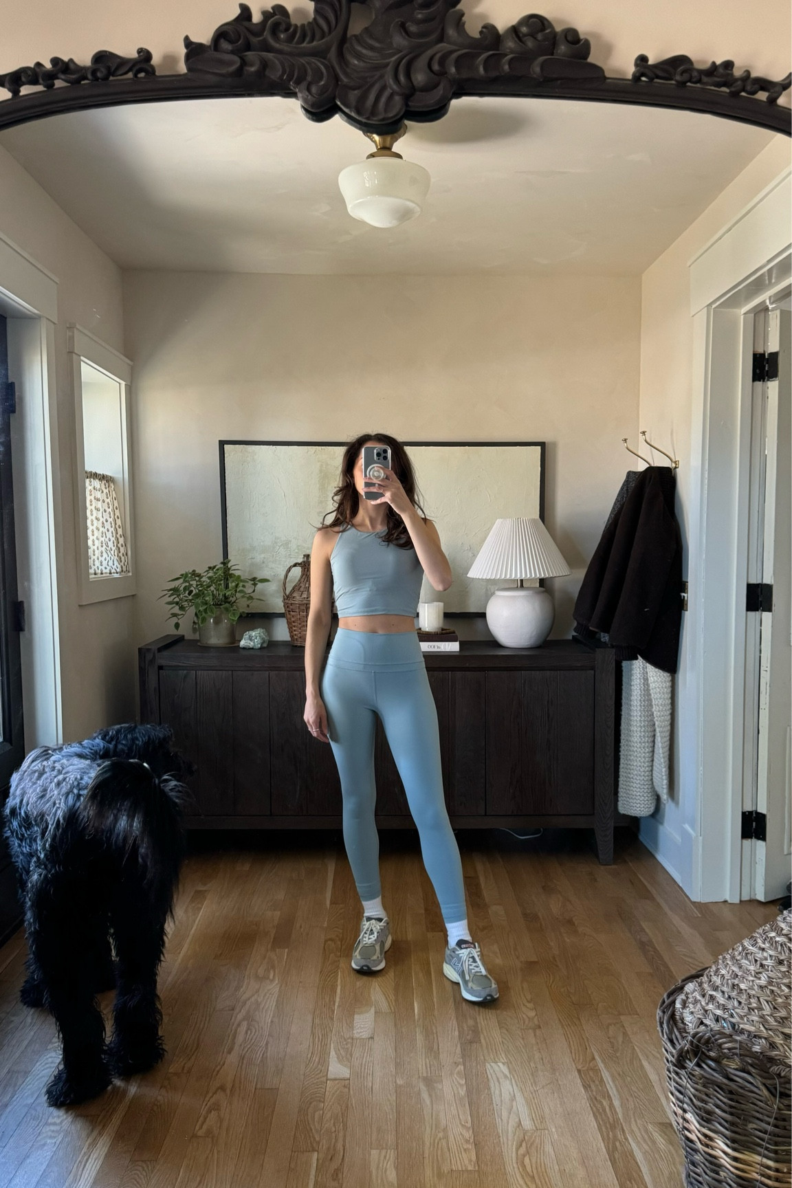 Another Amazon workout set! TTS. wearing a small in both  Starting to get back into workouts this week, so excited!! 