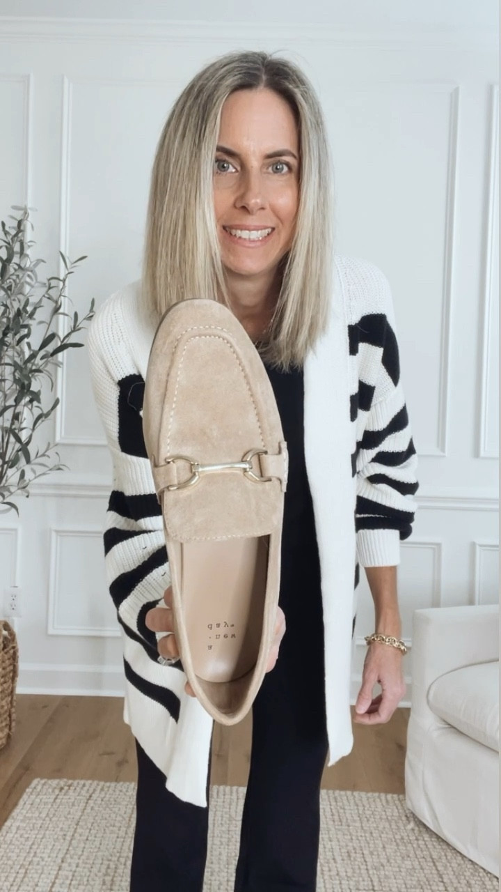 ⭐️ Loving this striped cardigan! In a small, comes in other colors. Flare legging pants run small size up. Amazon tank top 
Target loafers are so good and can be worn with so many outfits

Teacher outfit idea 
Loft finds 
Target finds 


#LTKshoecrush #LTKstyletip #LTKfindsunder50