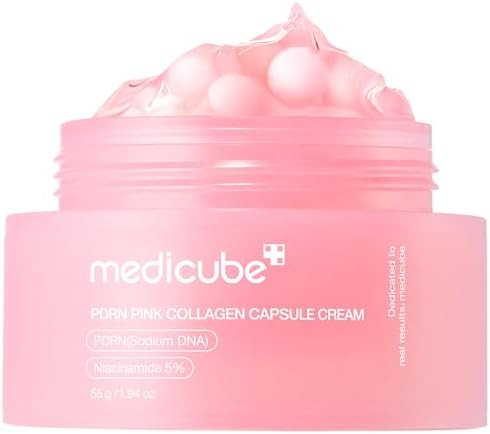 medicube Salmon DNA PDRN Pink Collagen Capsule Cream, Face Moisturizer | Lightweight Moisturizing... | Amazon (US)