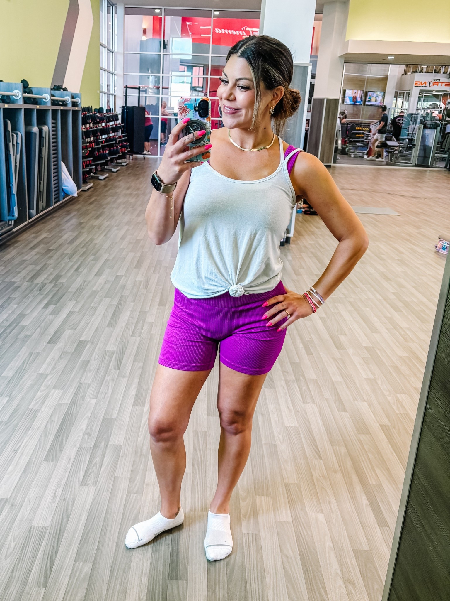 Gym OOTD 💜

4 Piece Workout Sets for Women Seamless Ribbed High Waist Yoga shorts with Sports Bra Outfits!!

On sale & under $30!! 

Fits TTS!!

#LTKSaleAlert #LTKActive #LTKFindsUnder50