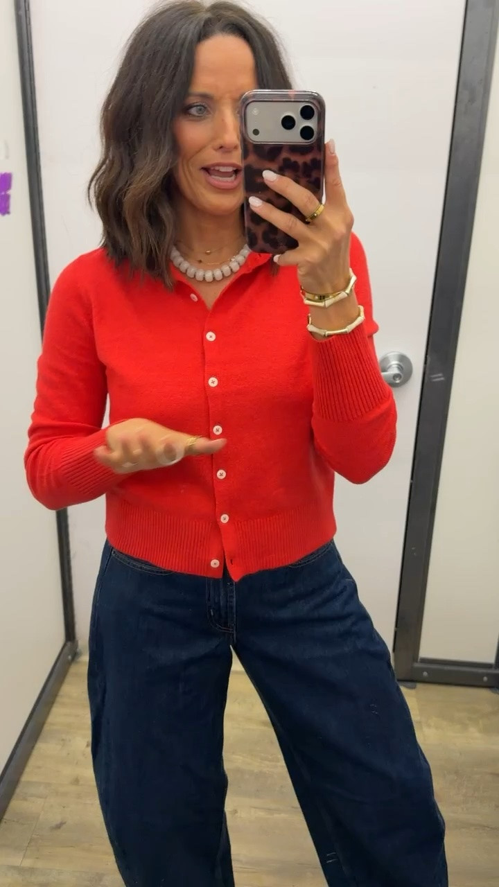 this Old Navy cardigan is SO cute ❤️‍🔥 the red is perfect for fall and I love the little button-up detail!

#OldNavyFinds #OldNavyStyle #AffordableFashion #LTKFinds