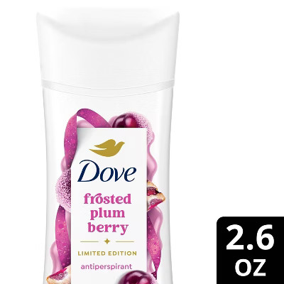 Dove Beauty Limited Edition Holiday Treat  Antiperspirant Deodorant - Frosted Plum Berry - 2.6oz | Target