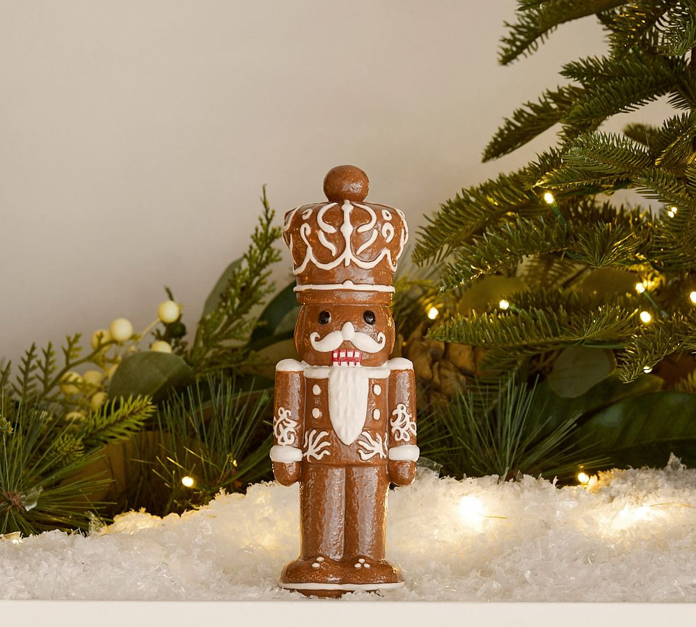 Handcrafted Gingerbread Nutcracker | Pottery Barn (US)