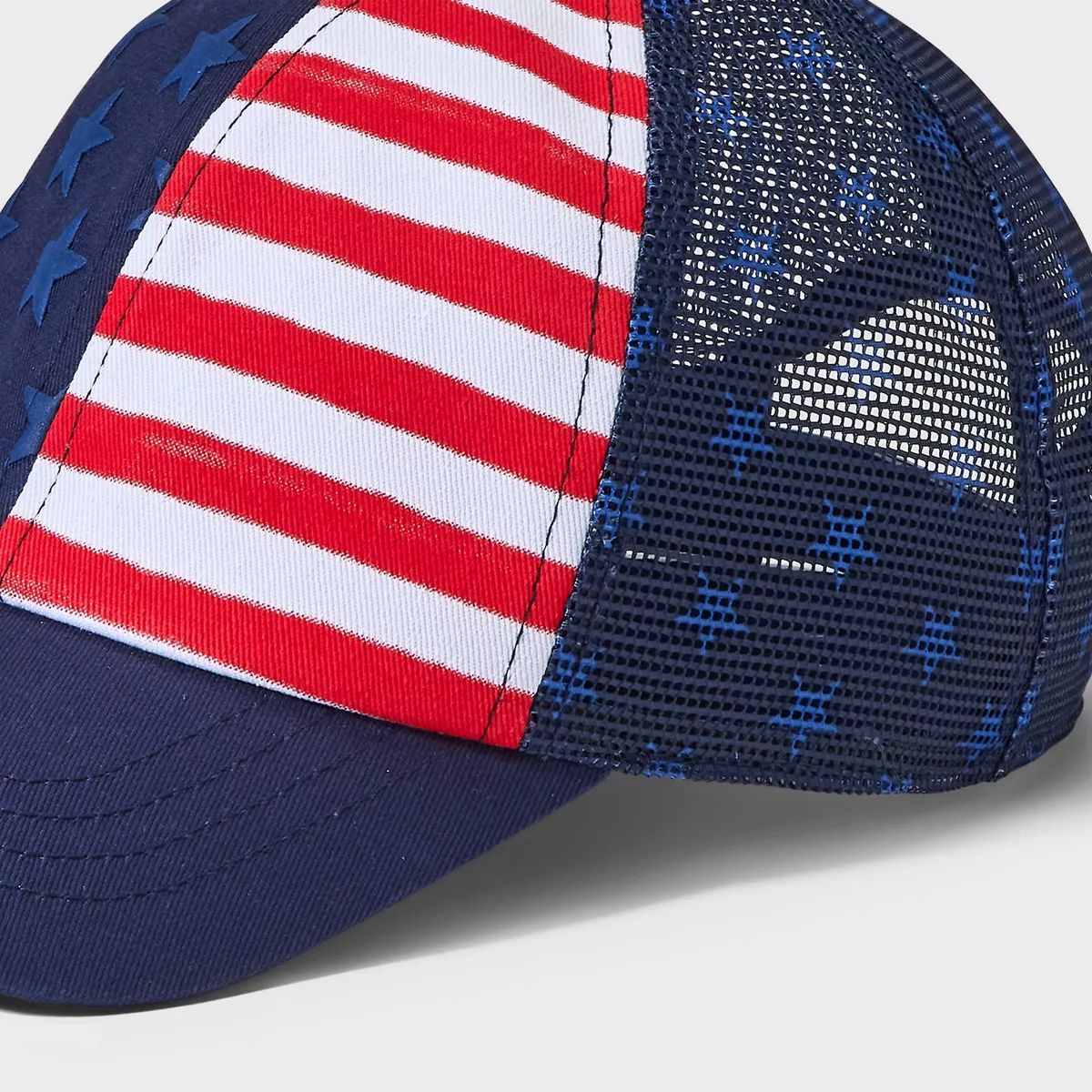 Kids' Stars and Stripes Baseball Hat - Cat & Jack™ Red/White/Blue | Target