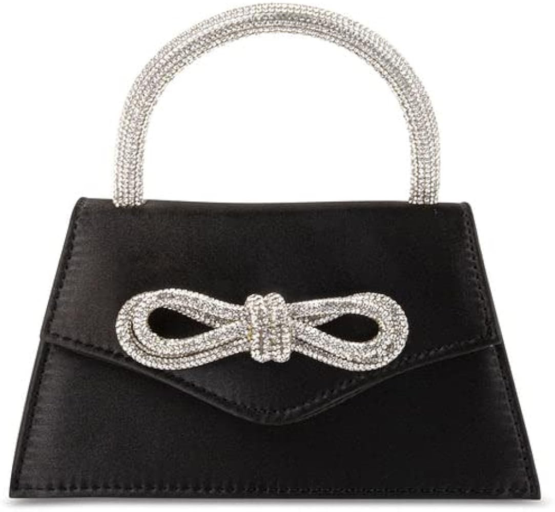 AFB Women's Rhinestone Evening Clutch Purses Bow Satin Handbags Shoulder Crossbody Bag for Party ... | Amazon (US)