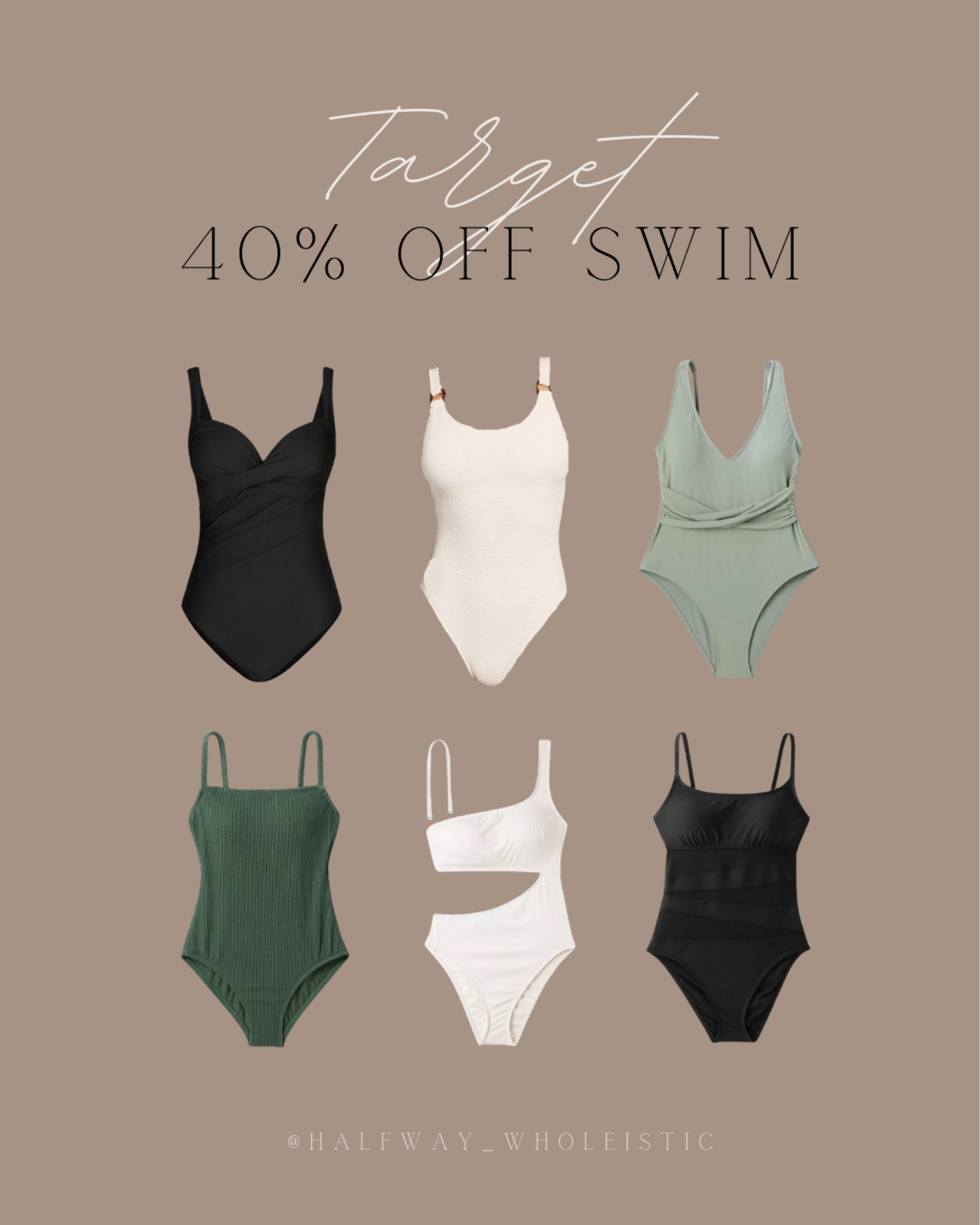 40% off women’s swimwear at Target right now ☀️

#summer #vacation #beach #onepiece #travel 

#LTKsalealert #LTKswim #LTKfindsunder50