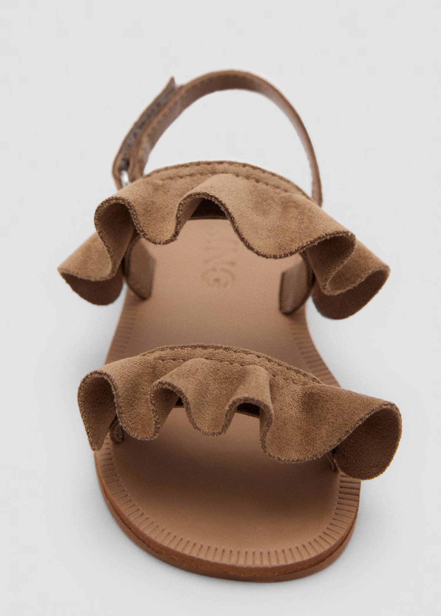 Sandals with ruffle straps - Kids | MANGO USA | Mango (US/MX/AU)