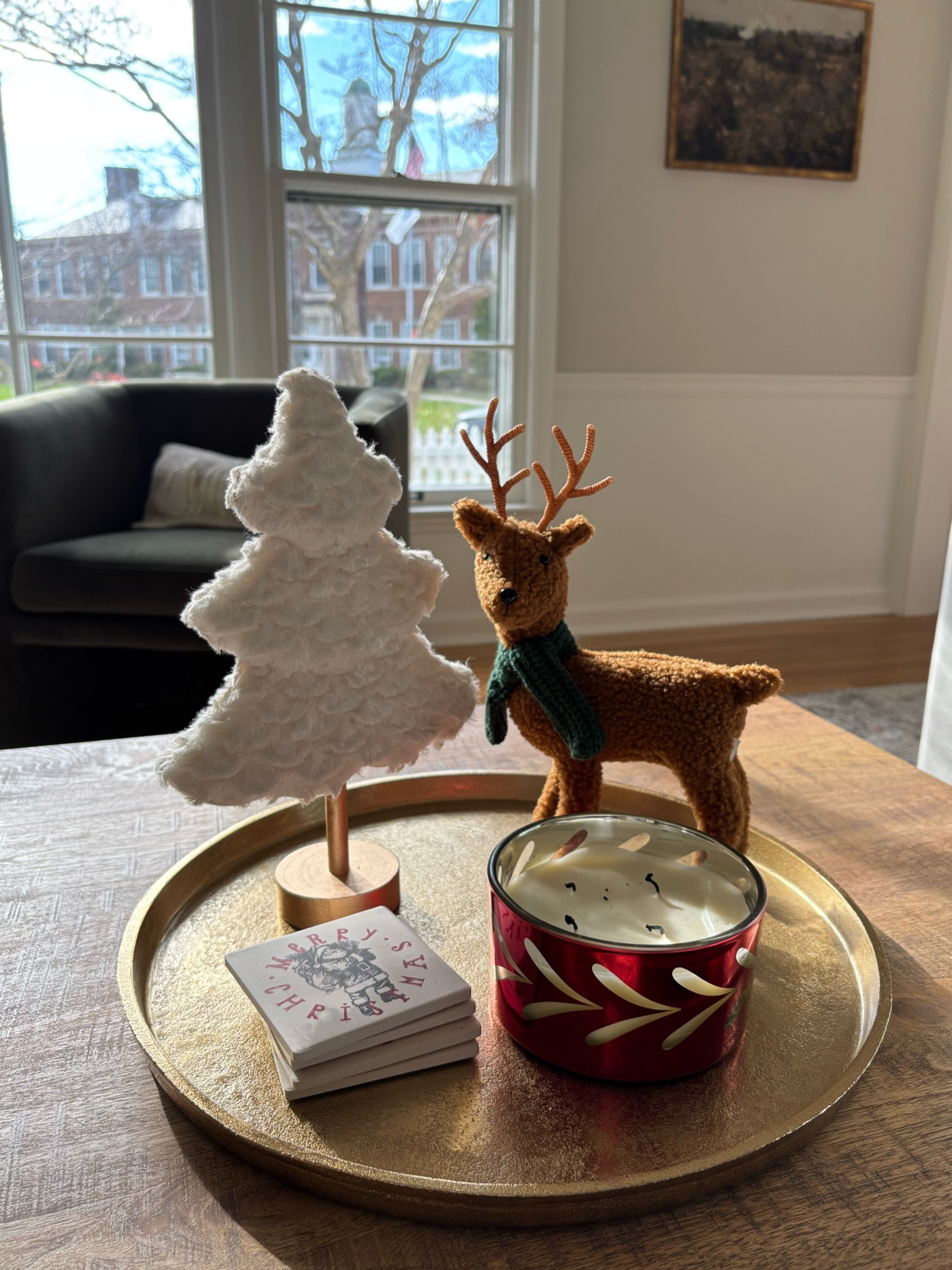 Coffee table Christmas decor (kid friendly!)🙈🌲 

#LTKStyleTip #LTKHoliday #LTKSeasonal