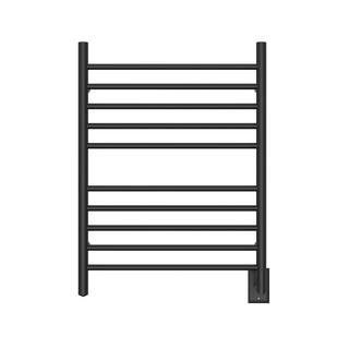 Amba Radiant 10-Bar Hardwired Towel Warmer in Matte Black | The Home Depot