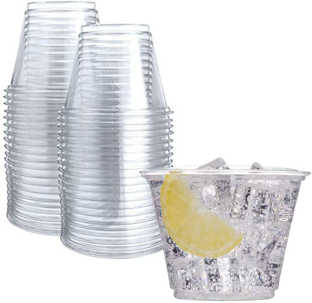 Clear Plastic Cups | Plastic Cups | Clear Disposable Cups | PET Clear Cups | Plastic Water Cups |... | Amazon (US)
