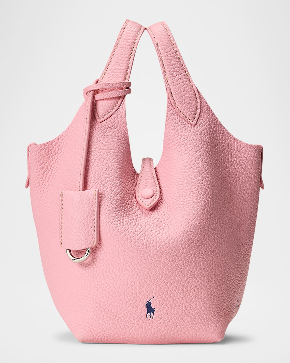Polo Play Pebbled Leather Crossbody Bag | Neiman Marcus