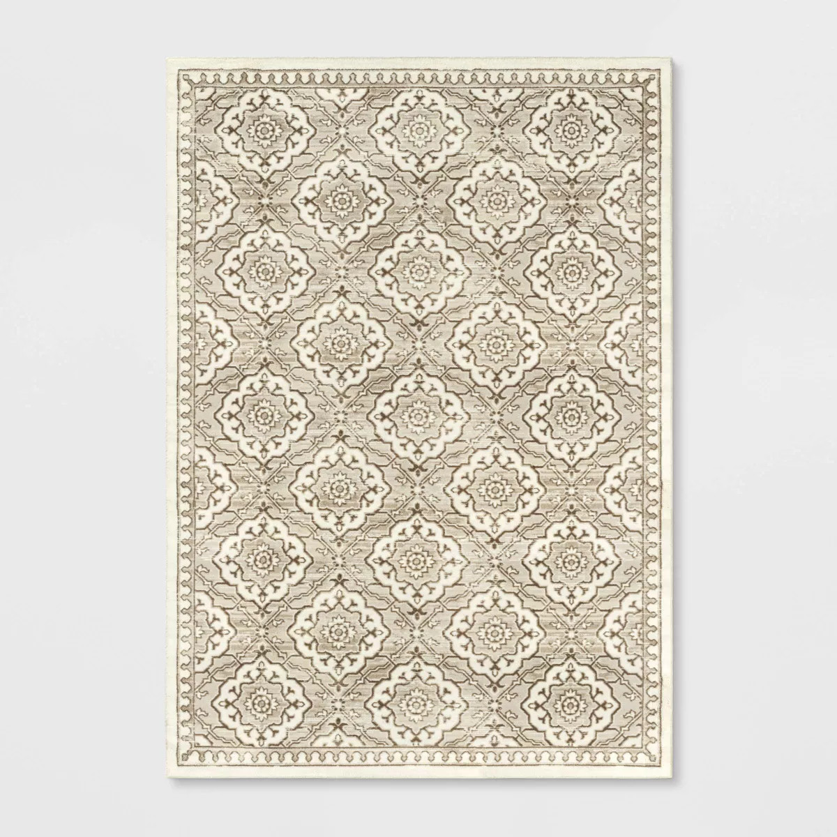 Kenbridge Persian Border Tile Print Mushroom Rug - Threshold™ | Target