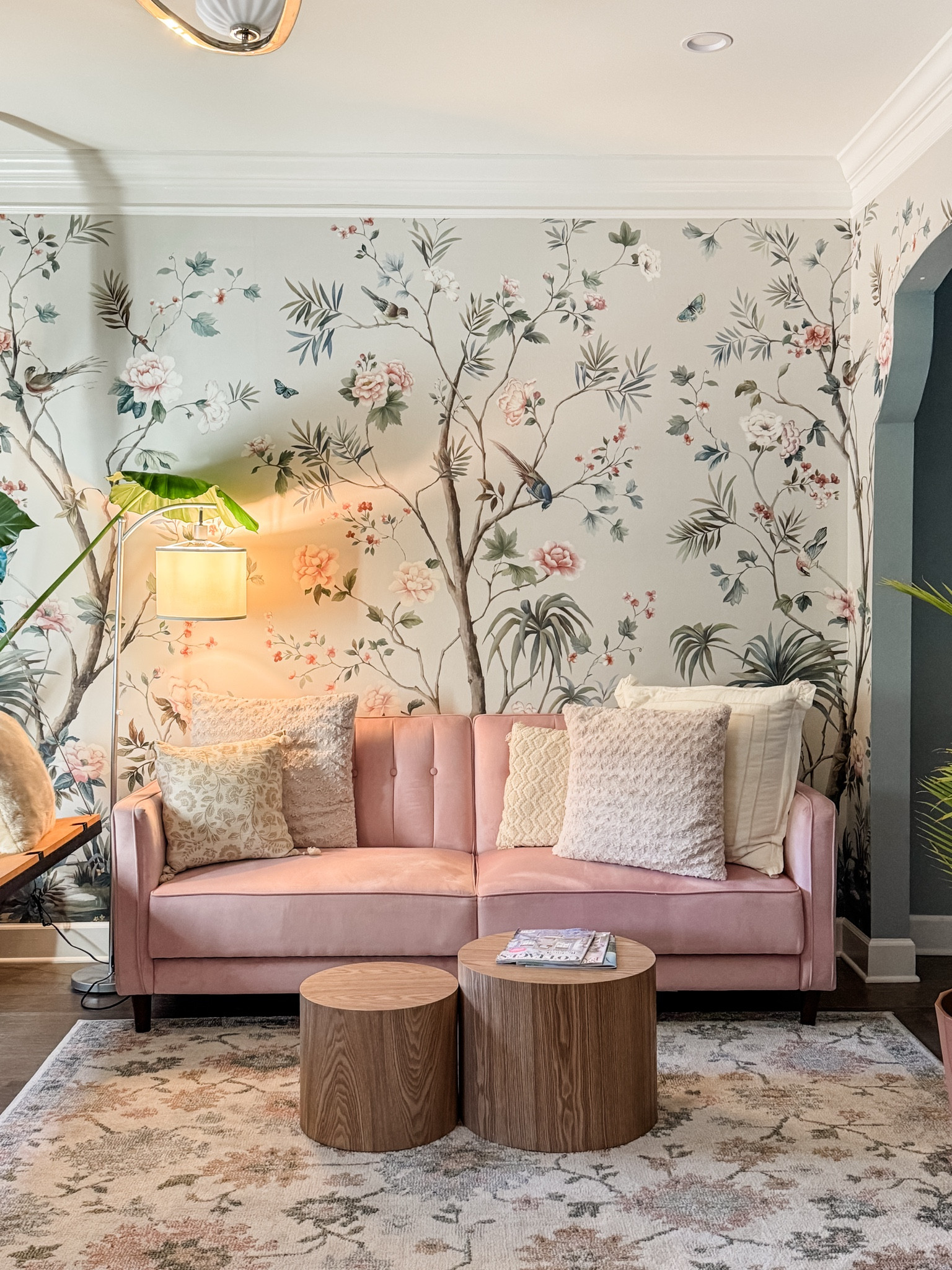 Cozy living room decor. Adorable futon makes out into large twin. Perfect for small spaces. This adorable living room decor is a showstopper  

#LTKFindsUnder100 #LTKSaleAlert #LTKHome