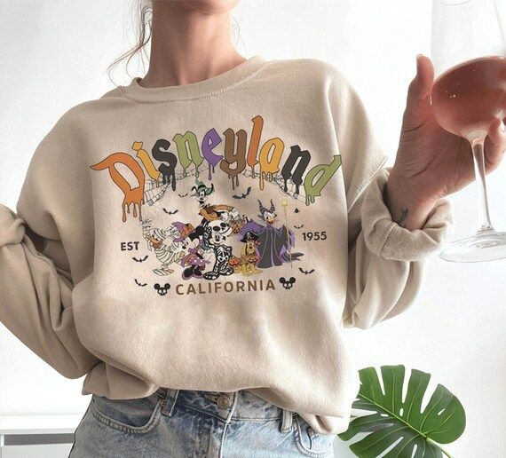 Vintage Disneyland Halloween Shirt Retro Mickey and Friends - Etsy | Etsy (US)