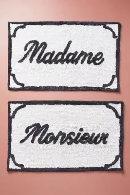 Monsieur & Madame Bath Mats, Set of 2 | Anthropologie (US)