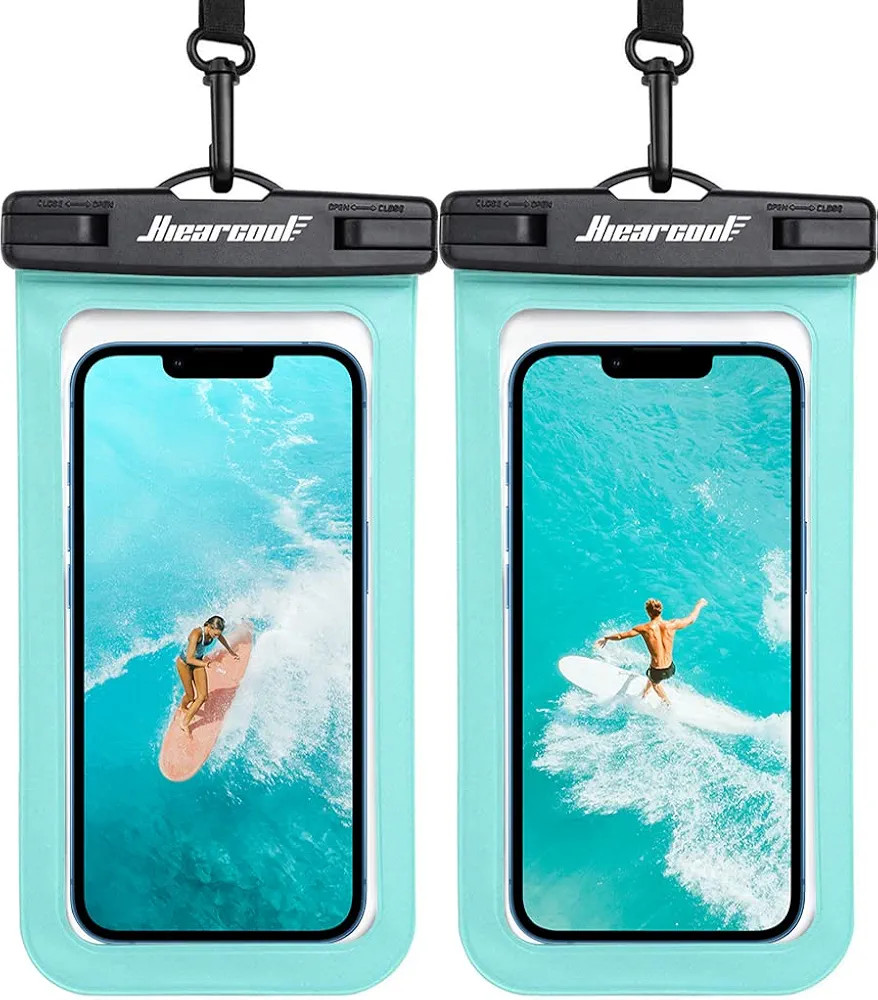 Hiearcool Universal Waterproof Case, Waterproof Phone Pouch Compatible for iPhone 14 13 12 11 Pro... | Amazon (US)