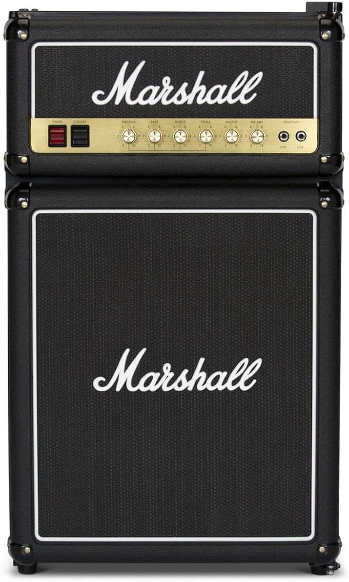 Marshall MF3.2 MF32BLKNA 3.2 Cubic-Foot Medium-Capacity Bar Fridge, Black | Amazon (US)