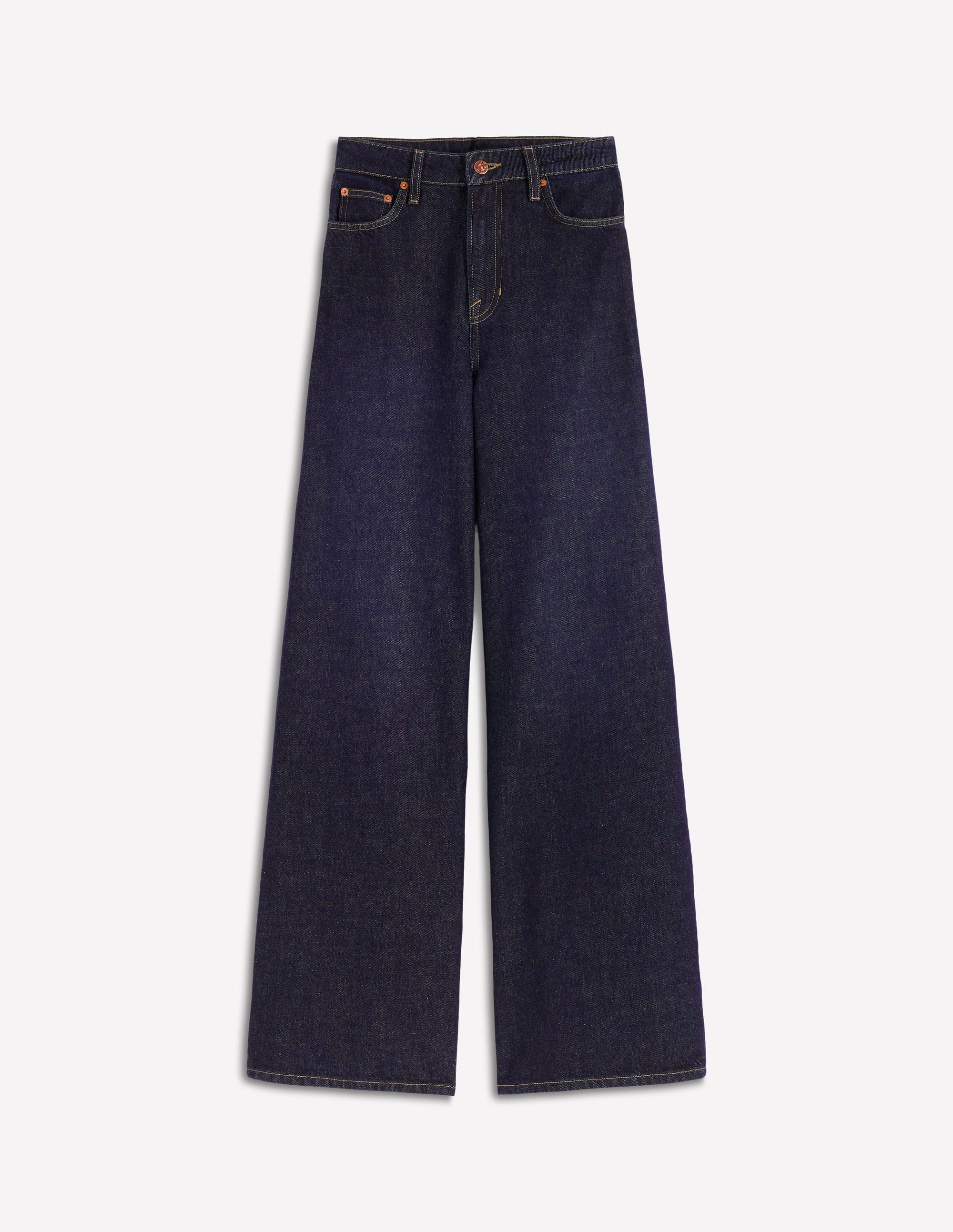 Relaxed Wide Leg Jeans-Indigo | Boden (US)
