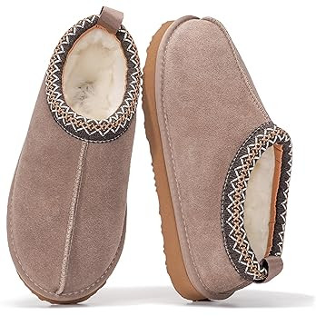 Project Cloud 100% Genuine Leather Womens Slippers with Genuine Australian Shearling Fur Lining S... | Amazon (US)