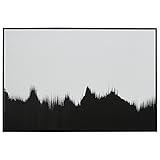 Amazon Brand – Rivet Abstract Black and White Wall Art Print of Tree Line in Black Frame, 45" x... | Amazon (US)