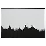 Amazon Brand – Rivet Abstract Black and White Wall Art Print of Tree Line in Black Frame, 45" x... | Amazon (US)