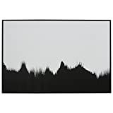 Amazon Brand – Rivet Abstract Black and White Wall Art Print of Tree Line in Black Frame, 45" x... | Amazon (US)
