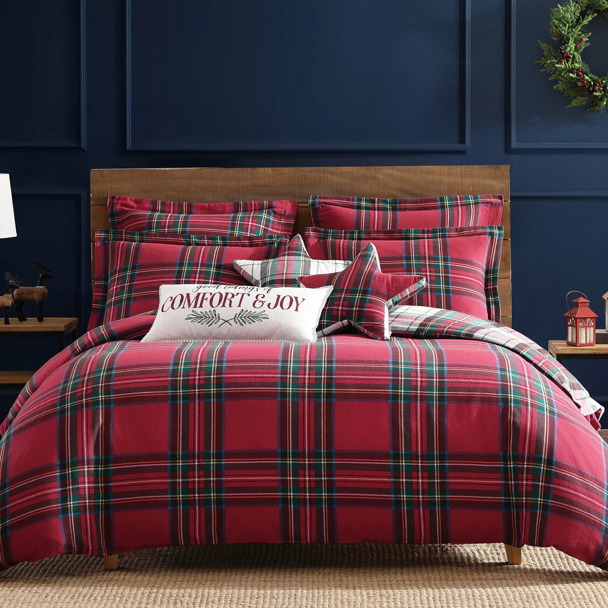 Spencer Plaid Flannel Duvet/Comforter Set | Levtex Home