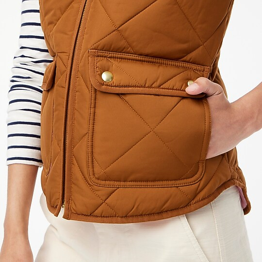 Puffer vest with snap pockets | J.Crew Factory