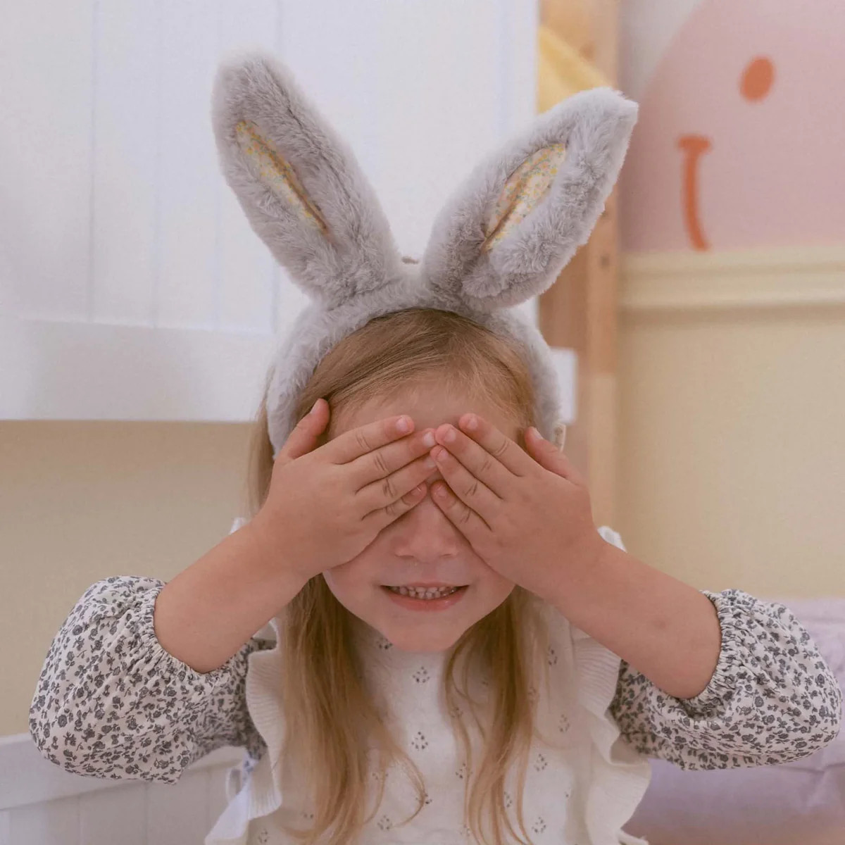 Olli Ella Fluffle Bunny Headband - Smoke | Odin Parker