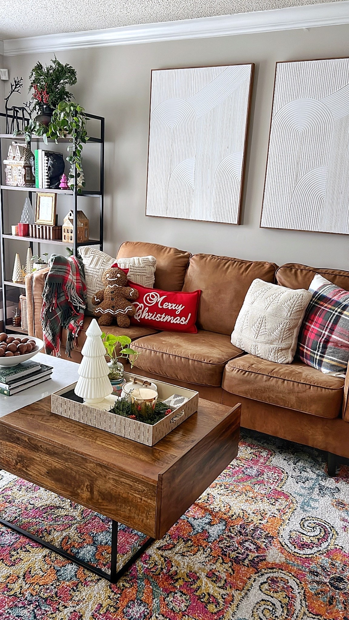 Weekend At Home - My Living Room with Holiday Decor

Finished decorating our living room for Christmas! I’m loving our sofa and bookcase this year with the classic pops of red and tartan plaid. It feels so timeless and cozy which is a definite favorite in our home.

coffee table, living room furniture, throw pillows, decorative bowl, pedestal bowl, fabric tray, moody home decor, living room, sofa, console, end table, accent chair, framed art, rug, organic modern, target finds, moody interiors, leather couch, brown leather couch, brown leather sofa, living room inspiration Christmas home, Christmas living room, holiday decor, Christmas tree, garland styling, classic Christmas decor, festive home inspiration

#LTKFamily #LTKStyleTip 

#LTKFindsUnder50 #LTKHome #LTKFindsUnder100 #LTKHoliday #LTKSeasonal