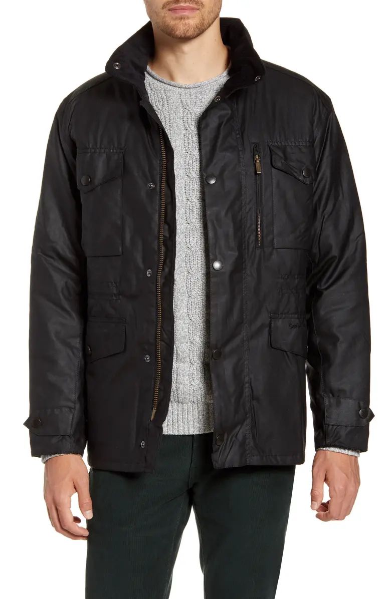 Sapper Regular Fit Weatherproof Waxed Cotton Jacket | Nordstrom