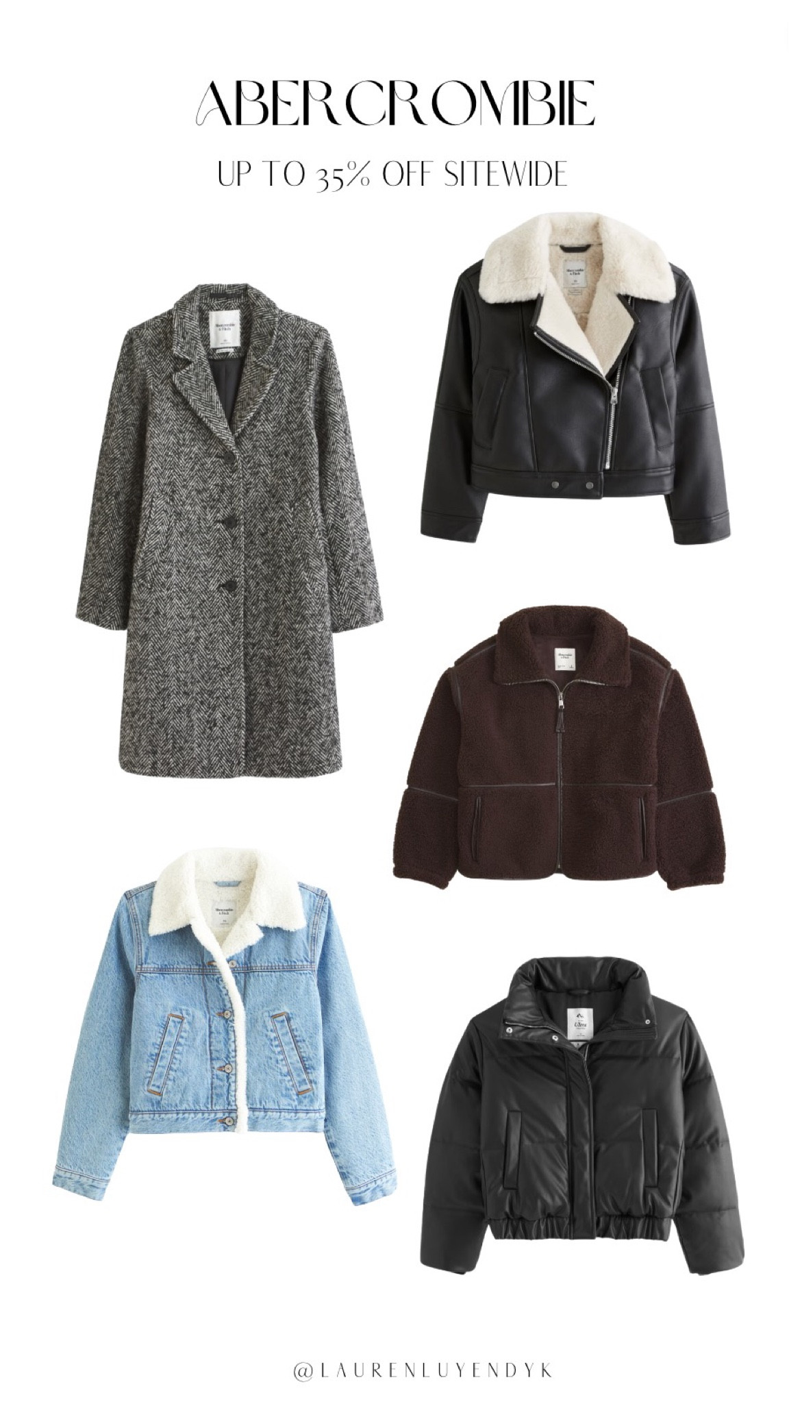 Outer wear I got from the Abercrombie Sale!#LTKHolidaySale 

#LTKsalealert #LTKGiftGuide