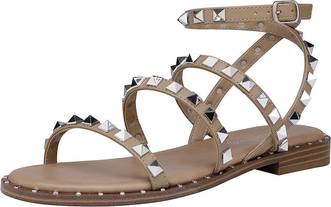DREAM PAIRS Women's Gladiator Cute Summer Flat Sandals | Amazon (US)