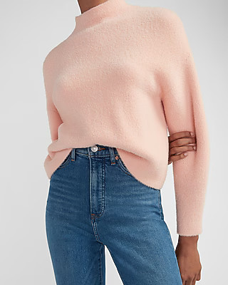 Cozy Mock Neck Sweater | Express
