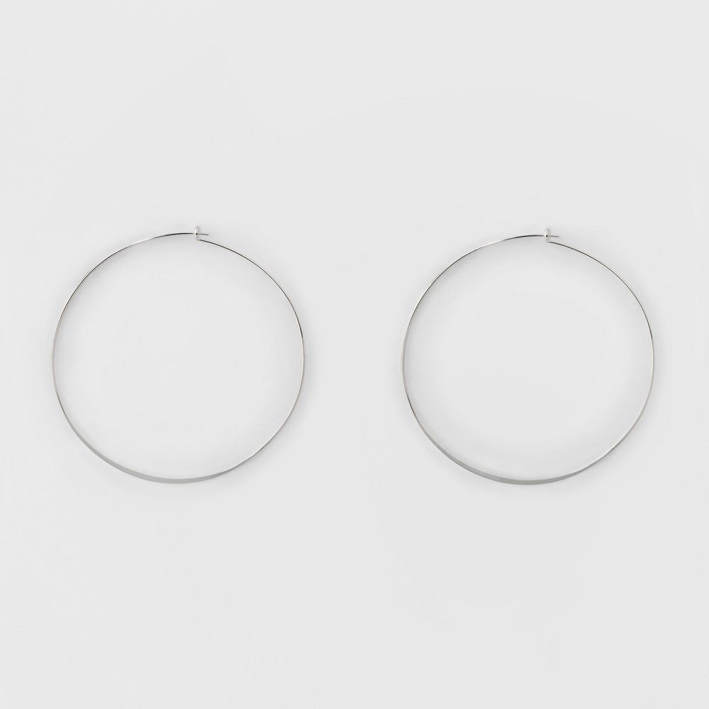 Thin Wire Hoop Earrings - A New Day™ | Target