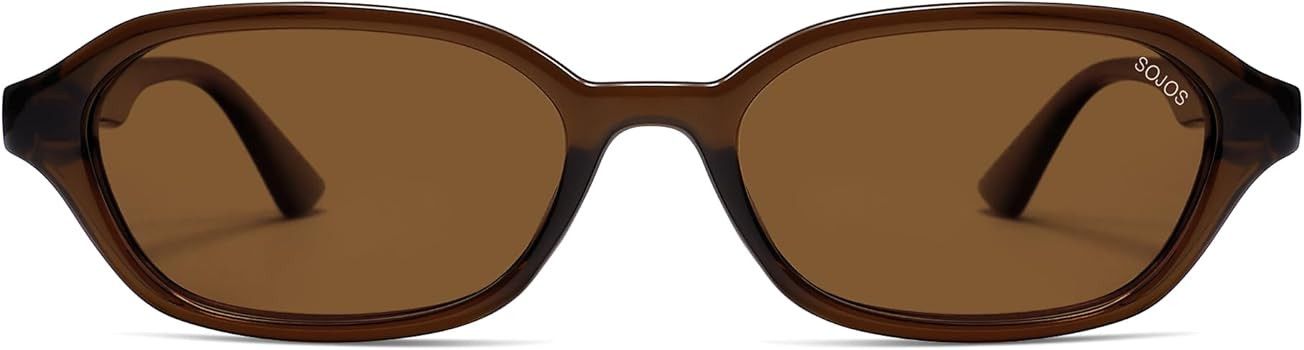 SOJOS Retro Rectangle Polarized Sunglasses for Women Men Trendy Hexagon Narrow Chic Y2K Sunnies S... | Amazon (US)