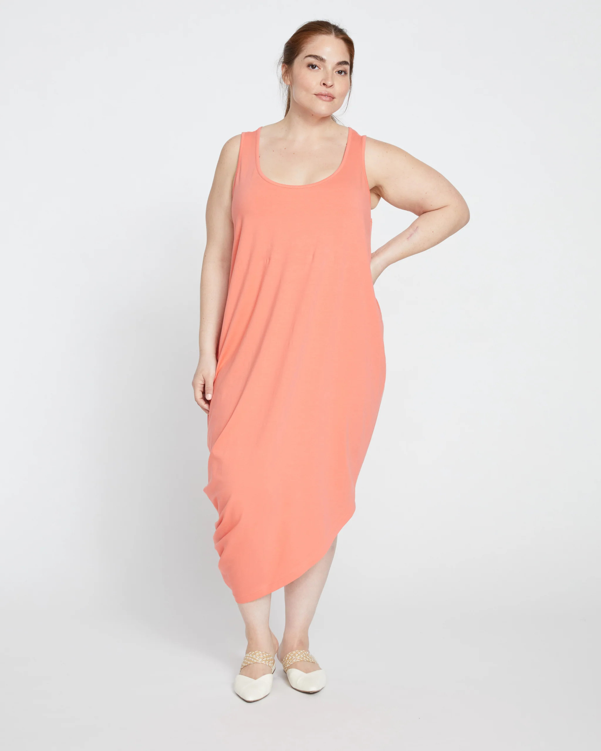 Iconic Geneva Tank Dress - Sunset | Universal Standard