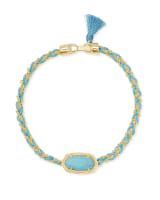 Elaina Braided Gold Friendship Bracelet in Light Blue Magnesite | Kendra Scott