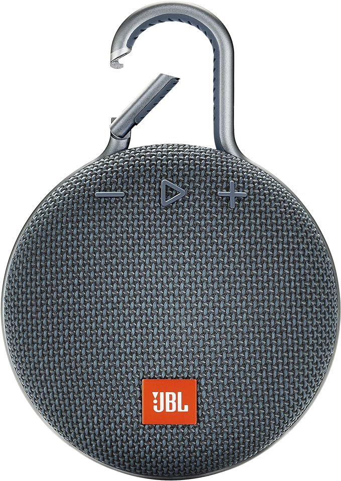 JBL CLIP 3 - Waterproof Portable Bluetooth Speaker - Blue | Amazon (US)