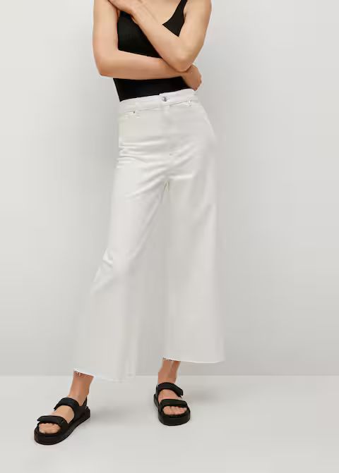 Culotte-Jeans mit hohem Bund | MANGO (DE)