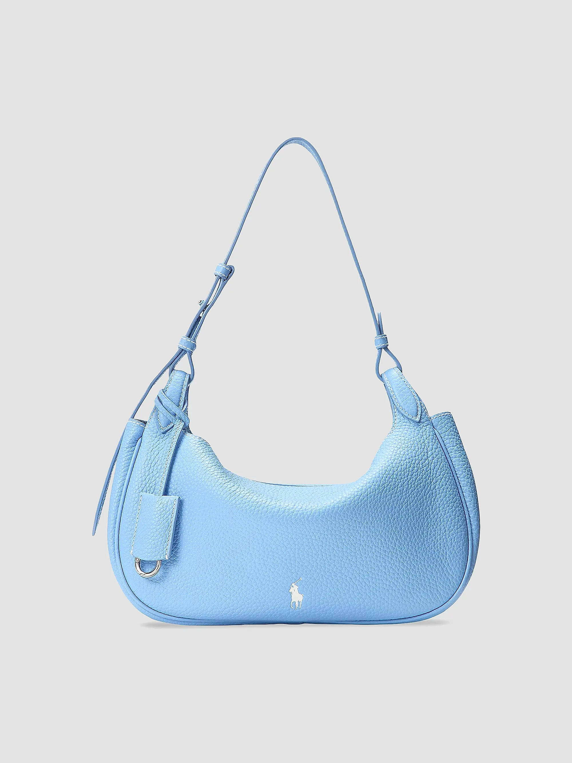 Polo Play Medium Shiny Drum Leather Shoulder Bag | Saks Fifth Avenue