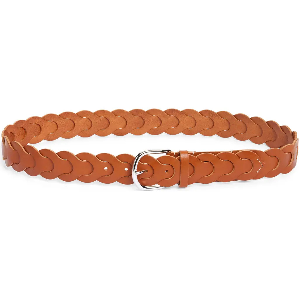 Isabel Marant Edena Leather Belt in Natural at Nordstrom, Size 80 | Nordstrom