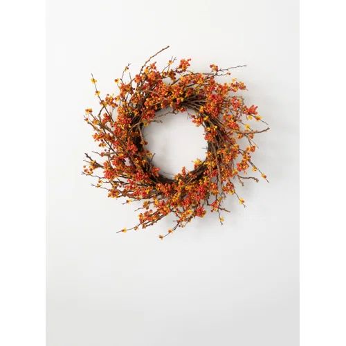 Thanksgiving Faux Reed Wreath | Wayfair North America