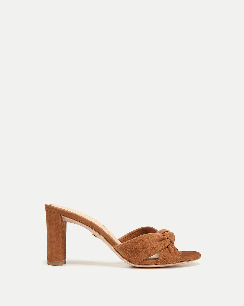 Veronica Beard Ganita Knot-Front Sandal Hazelwood | Veronica Beard