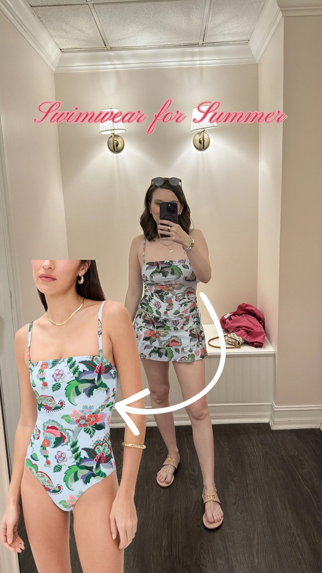 The cutest swimsuit and swim skirt for summer! Have worn this swimsuit on recent trips and it’s so flattering. Perfect postpartum swimsuit option. Love the option to layer it with the swim skirt as well. 

#LTKSwim #LTKmomlife